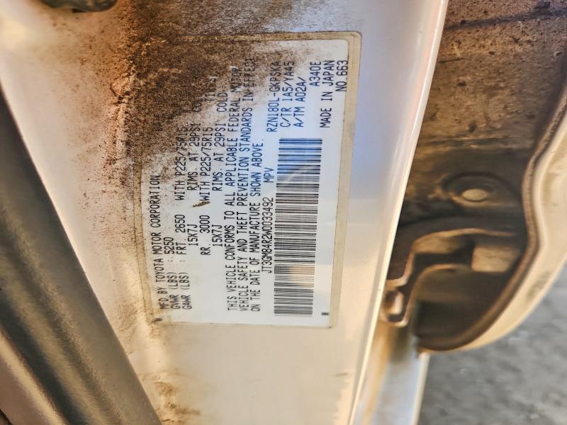 Продаж на аукціоні авто 1998 Toyota 4runner, vin: JT3GM84R2W0033492, номер лоту: 57762826
