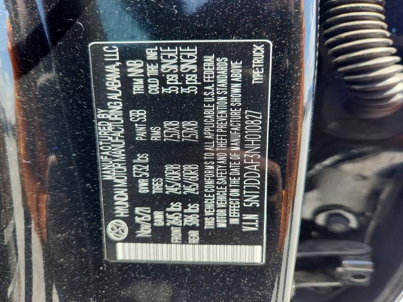 Продаж на аукціоні авто 2022 Hyundai Santa Cruz, vin: 5NTJDDAF3NH010827, номер лоту: 58028116