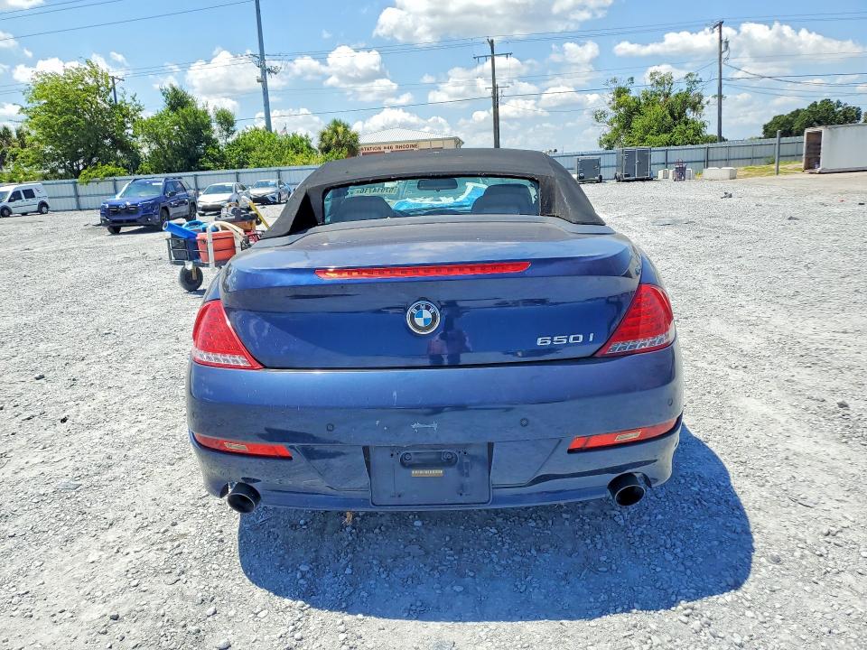2010 Bmw 650 მანქანა იყიდება აუქციონზე, vin: WBAEB5C56AC225573, აუქციონის ნომერი: 57914716