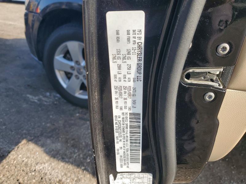55947586 :رقم المزاد ، 3C4PDCBG2CT231276 vin ، 2012 Dodge Journey مزاد بيع