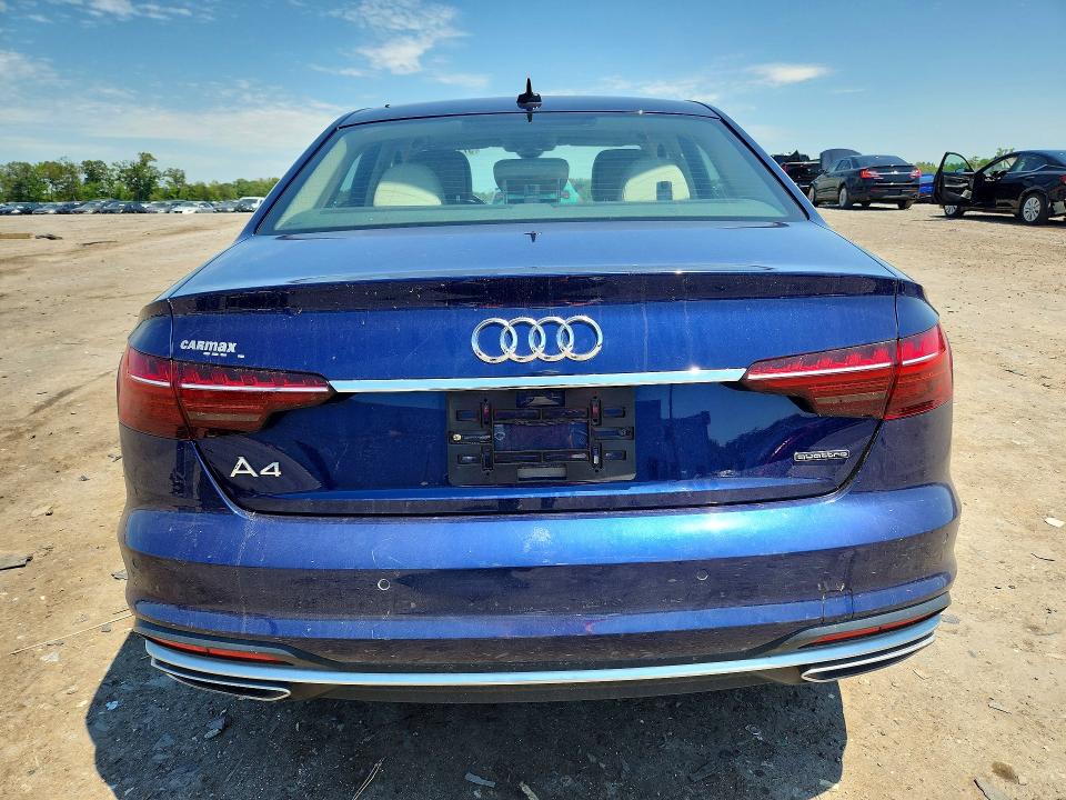 2022 Audi A4 მანქანა იყიდება აუქციონზე, vin: WAUABAF47NN002866, აუქციონის ნომერი: 57119286