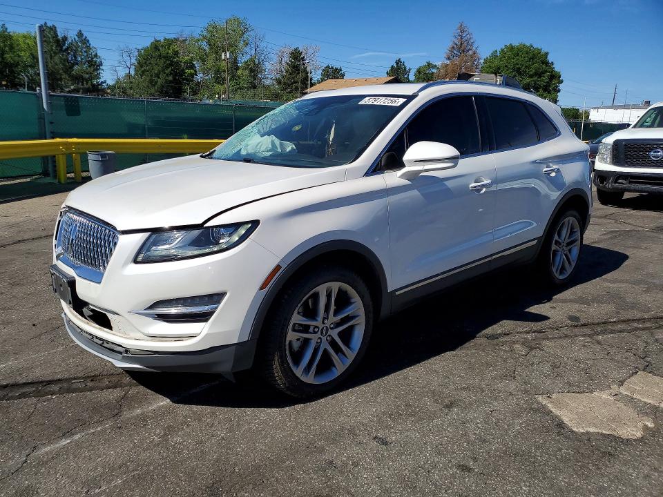 Auction sale of the 2019 Lincoln Mkc, vin: 5LMTJ3DH7KUL37670, lot number: 57917256