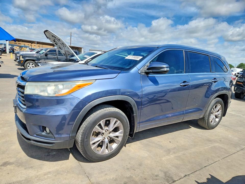 Aukcja sprzedaży 2014 Toyota Highlander, vin: 5TDKKRFH3ES037715, numer aukcji: 57199866