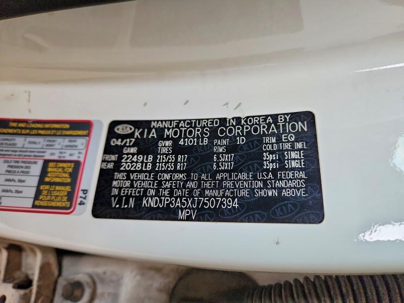 2018 Kia Soul მანქანა იყიდება აუქციონზე, vin: KNDJP3A5XJ7507394, აუქციონის ნომერი: 57232826