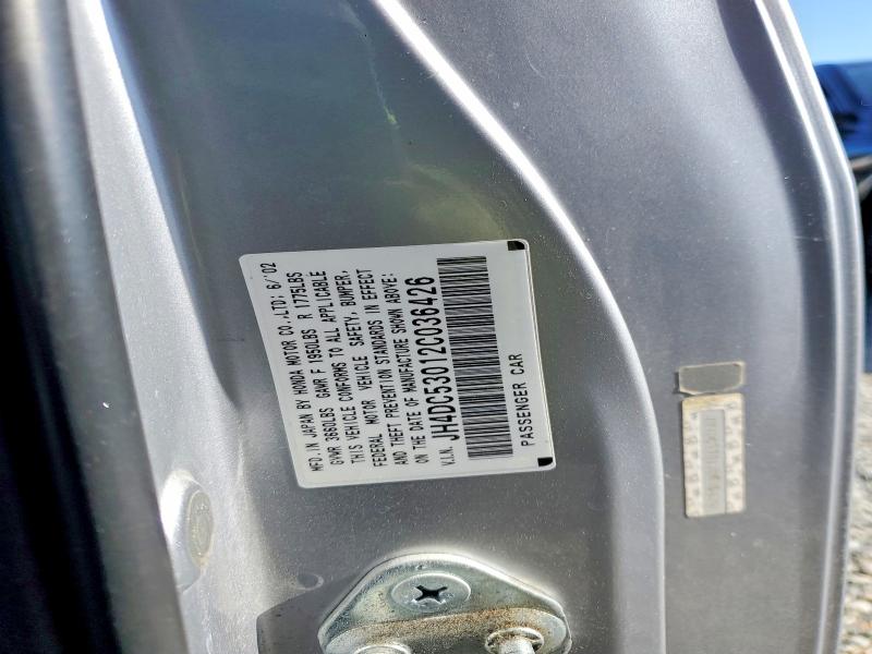 55444056 :رقم المزاد ، JH4DC53012C036426 vin ، 2002 Acura Rsx مزاد بيع