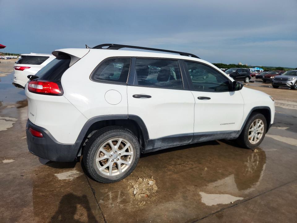 2015 Jeep Cherokee მანქანა იყიდება აუქციონზე, vin: 1C4PJLABXFW761038, აუქციონის ნომერი: 57858536