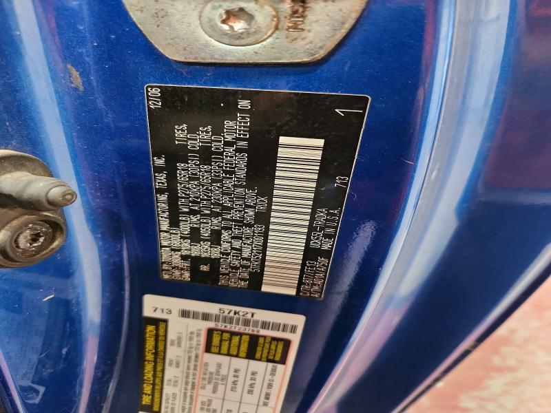 2007 Toyota Tundra მანქანა იყიდება აუქციონზე, vin: 5TFKT52117X001193, აუქციონის ნომერი: 56026326