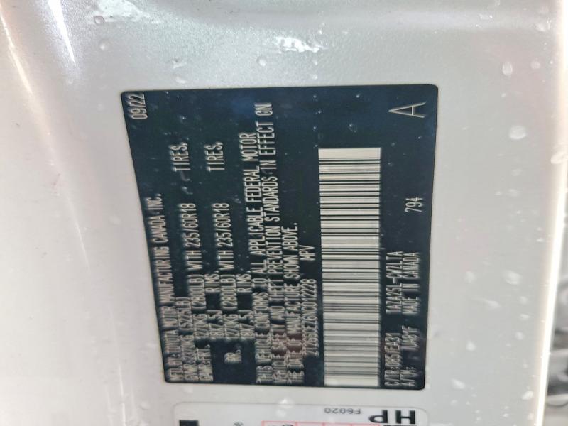 2022 Lexus Nx მანქანა იყიდება აუქციონზე, vin: 2T2GGCEZ6NC012228, აუქციონის ნომერი: 56134686