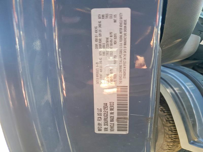 Auction sale of the 2020 Ram Promaster 3500, vin: 3C6URVJG2LE129344, lot number: 57961746