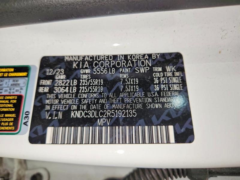 Продажа на аукционе авто 2024 Kia Ev6, vin: KNDC3DLC2R5192135, номер лота: 59156376