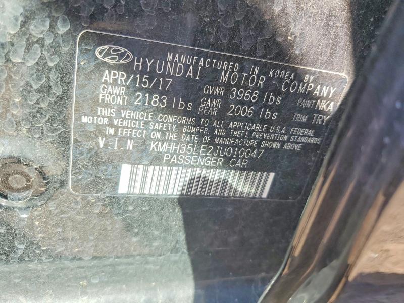 Aukcja sprzedaży 2018 Hyundai Elantra Gt, vin: KMHH35LE2JU010047, numer aukcji: 54903826