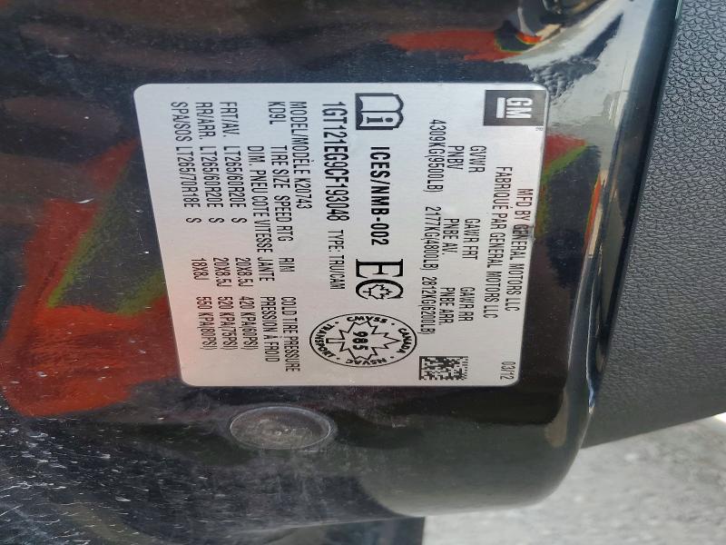 Продажа на аукционе авто 2012 Gmc Sierra, vin: 1GT121EG9CF193048, номер лота: 59363336