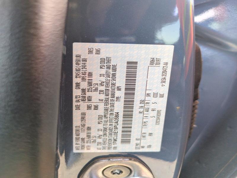 Aukcja sprzedaży 2023 Ford Escape, vin: 1FMCU0E19PUA35864, numer aukcji: 56144736