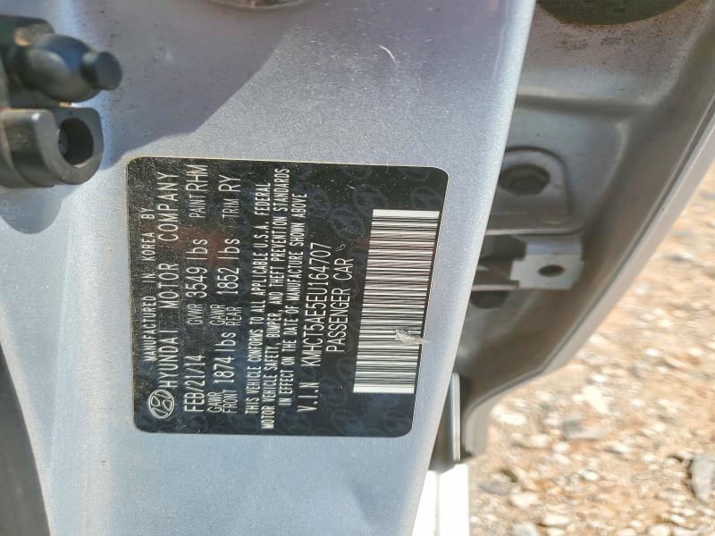 56997716 :رقم المزاد ، KMHCT5AE5EU164707 vin ، 2014 Hyundai Accent Gls مزاد بيع