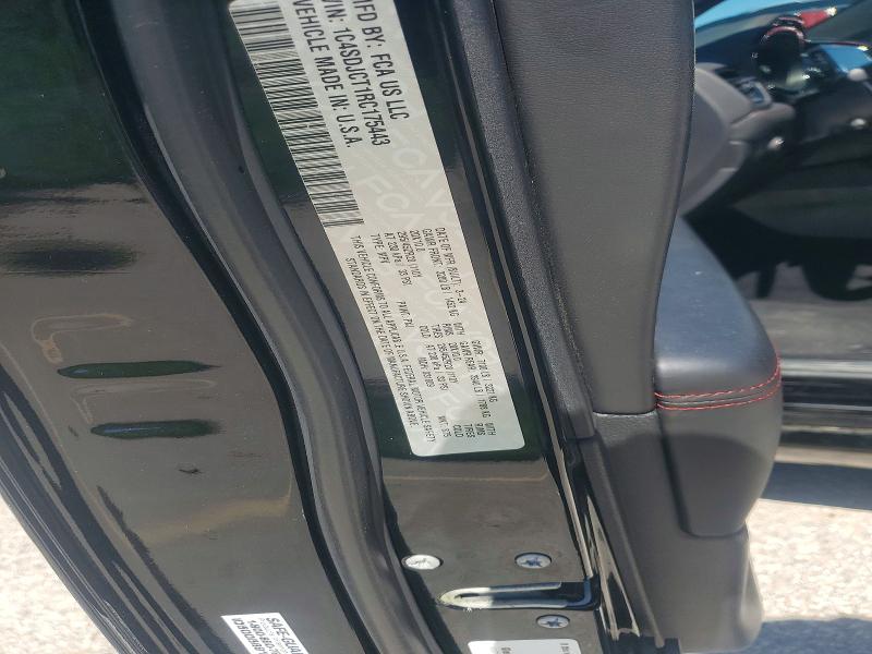 57081326 :رقم المزاد ، 1C4SDJCT1RC175443 vin ، 2024 Dodge Durango مزاد بيع