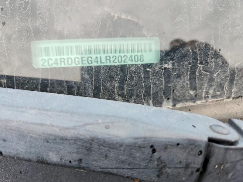 2020 Dodge Grand Caravan მანქანა იყიდება აუქციონზე, vin: 2C4RDGEG4LR202408, აუქციონის ნომერი: 58219986