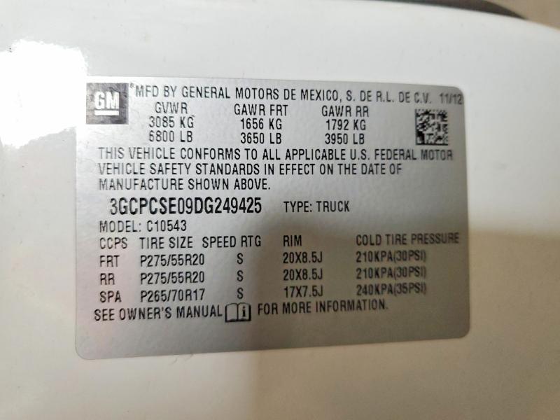 2013 Chevrolet Silverado მანქანა იყიდება აუქციონზე, vin: 3GCPCSE09DG249425, აუქციონის ნომერი: 56839086