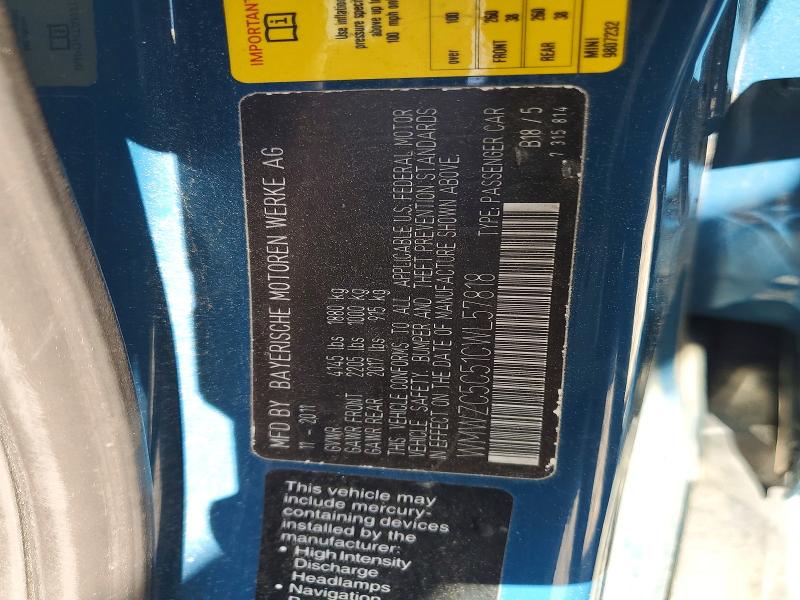 Aukcja sprzedaży 2012 Mini Cooper, vin: WMWZC5C51CWL57818, numer aukcji: 55732956