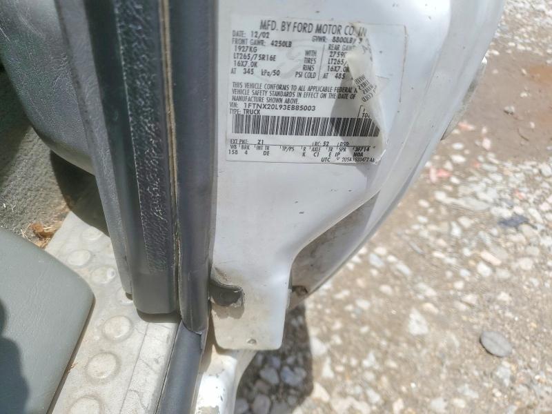 Aukcja sprzedaży 2003 Ford F250, vin: 1FTNX20L93EB85003, numer aukcji: 55935646