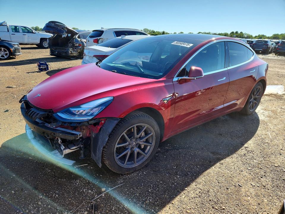 56548476 :رقم المزاد ، 5YJ3E1EA9KF435898 vin ، 2019 Tesla Model 3 مزاد بيع