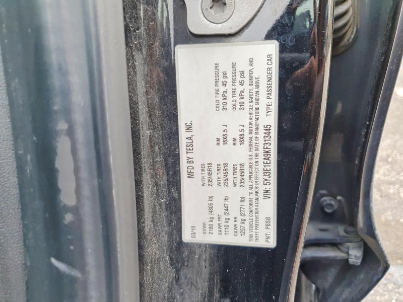 Aukcja sprzedaży 2019 Tesla Model 3, vin: 5YJ3E1EA9KF313445, numer aukcji: 54060366