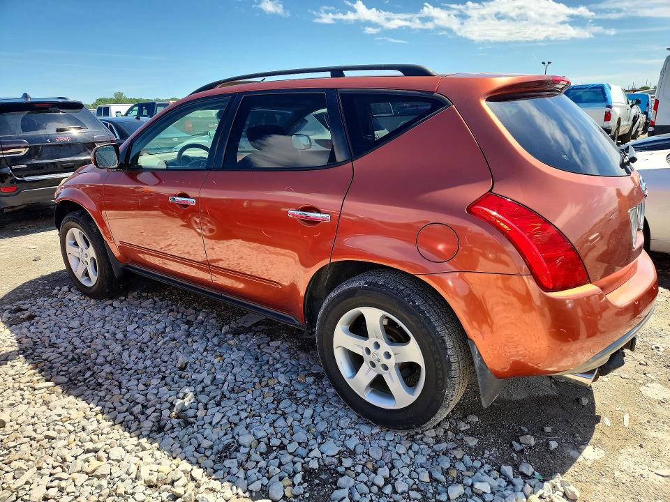 2004 Nissan Murano მანქანა იყიდება აუქციონზე, vin: JN8AZ08WX4W311073, აუქციონის ნომერი: 56343906