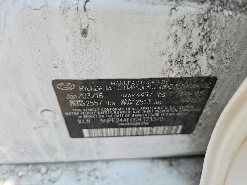 Продаж на аукціоні авто 2016 Hyundai Sonata, vin: 5NPE24AF0GH373370, номер лоту: 57667636