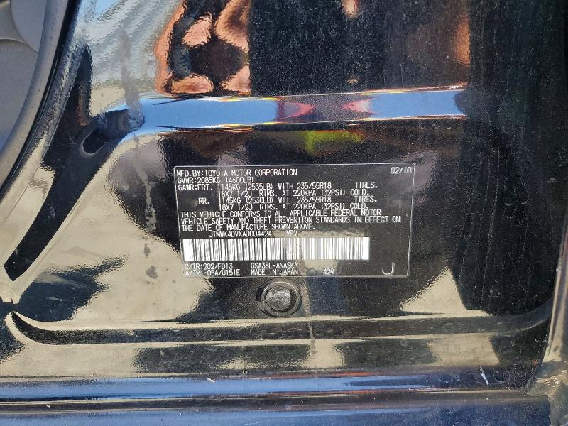 Продажа на аукционе авто 2010 Toyota Rav4, vin: JTMWK4DVXAD004424, номер лота: 59003896