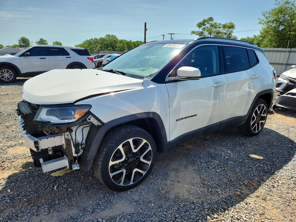 56435746 :رقم المزاد ، 3C4NJDCB6MT524267 vin ، 2021 Jeep Compass مزاد بيع
