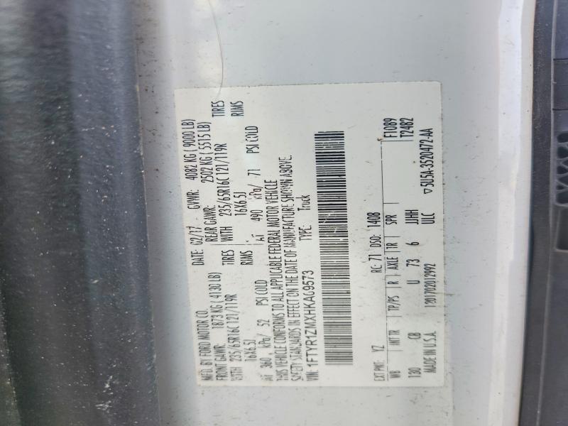 Продажа на аукционе авто 2017 Ford Transit, vin: 1FTYR1ZMXHKA69573, номер лота: 55570866