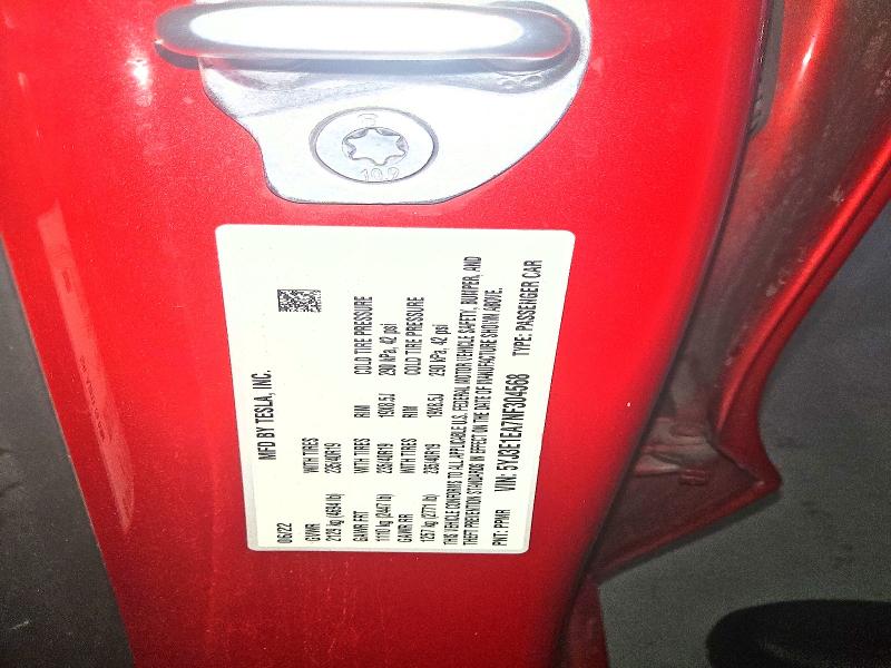 2022 Tesla Model 3 მანქანა იყიდება აუქციონზე, vin: 5YJ3E1EA7NF304568, აუქციონის ნომერი: 58153986