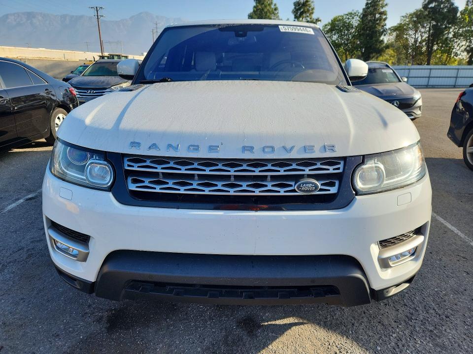 2016 Land Rover Range Rover Sport მანქანა იყიდება აუქციონზე, vin: SALWR2PF6GA592930, აუქციონის ნომერი: 57599446