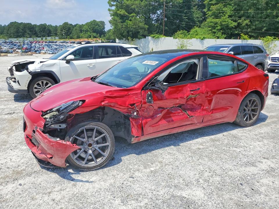 2023 Tesla Model 3 მანქანა იყიდება აუქციონზე, vin: 5YJ3E1EA3PF453899, აუქციონის ნომერი: 55310026