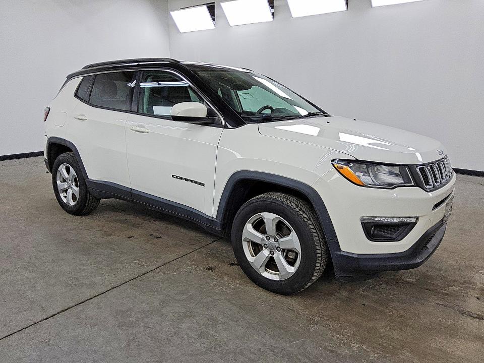 2018 Jeep Compass მანქანა იყიდება აუქციონზე, vin: 3C4NJDBBXJT192279, აუქციონის ნომერი: 57013656