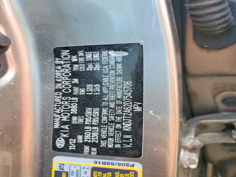 Aukcja sprzedaży 2013 Kia Soul, vin: KNDJT2A62D7545706, numer aukcji: 58885776
