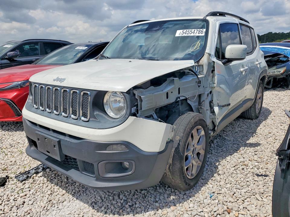 2017 Jeep Renegade მანქანა იყიდება აუქციონზე, vin: ZACCJABB4HPF85332, აუქციონის ნომერი: 54554786