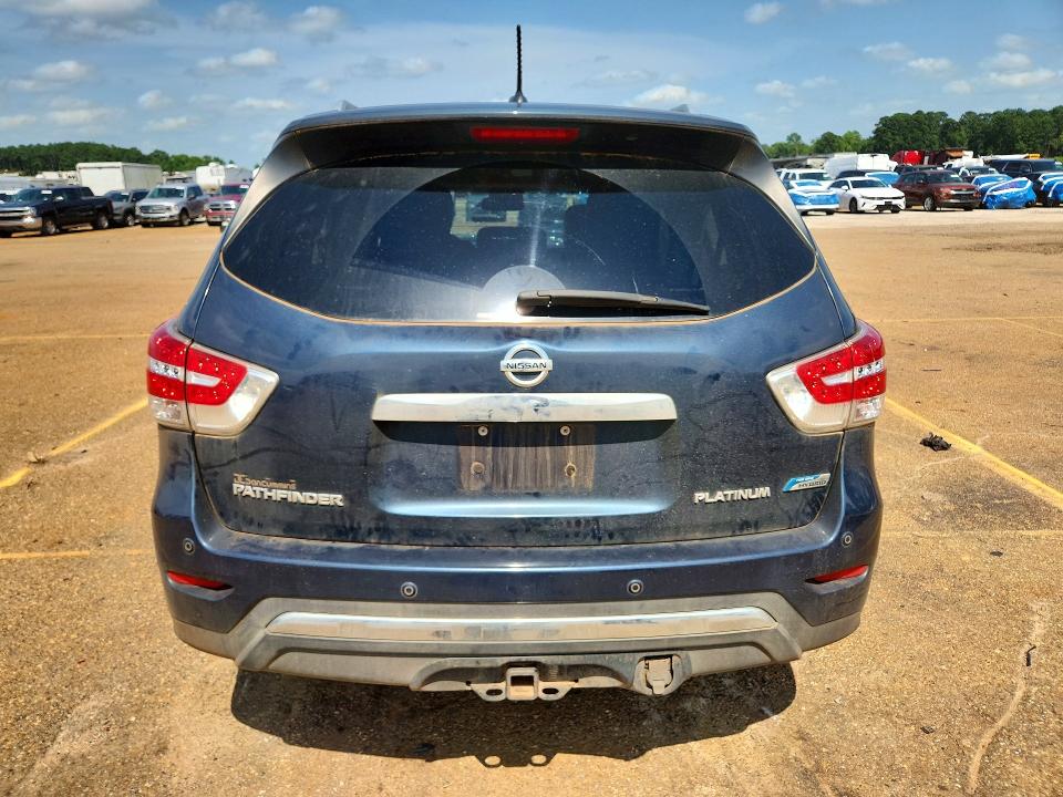2014 Nissan Pathfinder Hybrid მანქანა იყიდება აუქციონზე, vin: 5N1CR2MN1EC631488, აუქციონის ნომერი: 58295326