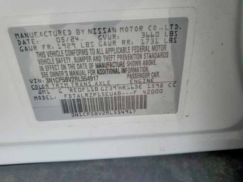Aukcja sprzedaży 2024 Nissan Kicks, vin: 3N1CP5BV2RL554917, numer aukcji: 57064206