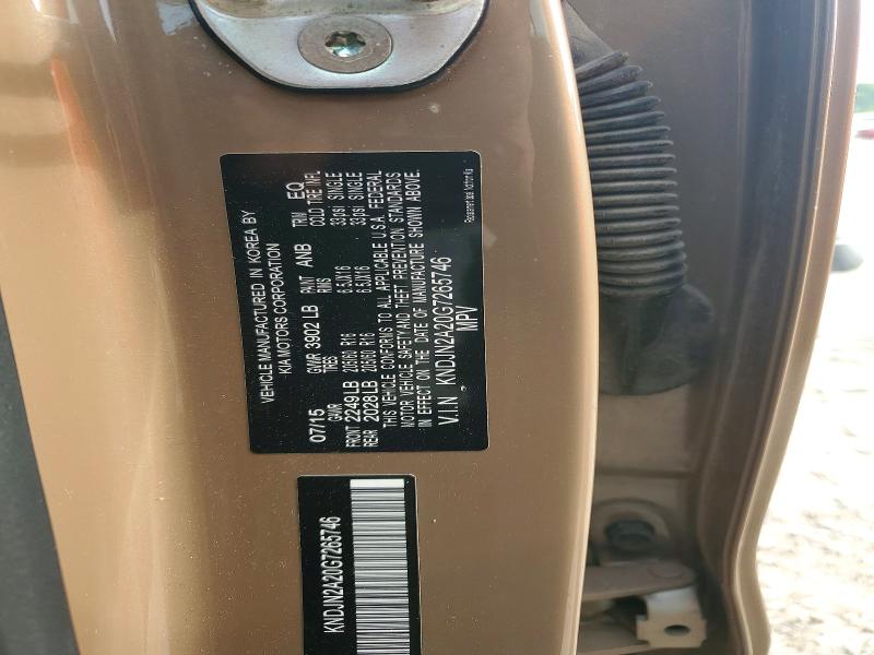 Продаж на аукціоні авто 2016 Kia Soul, vin: KNDJN2A20G7265746, номер лоту: 58303836