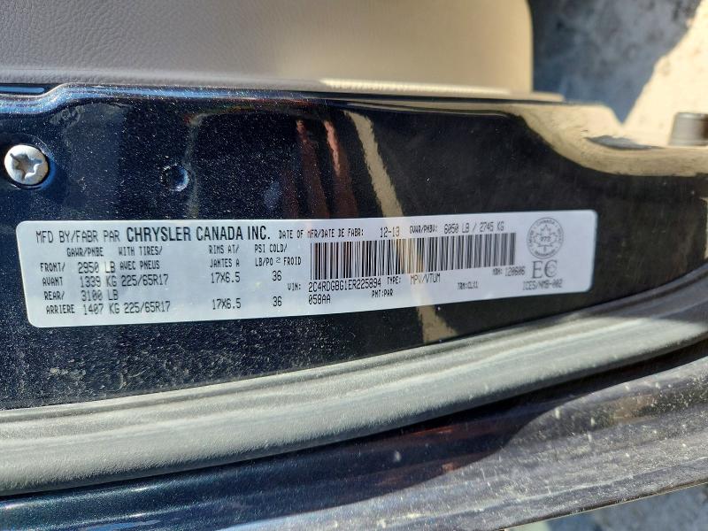 Aukcja sprzedaży 2014 Dodge Grand Caravan, vin: 2C4RDGBG1ER225894, numer aukcji: 54108956