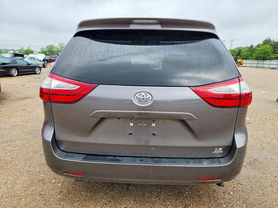 Продажа на аукционе авто 2017 Toyota Sienna, vin: 5TDJZ3DC5HS183808, номер лота: 55892976