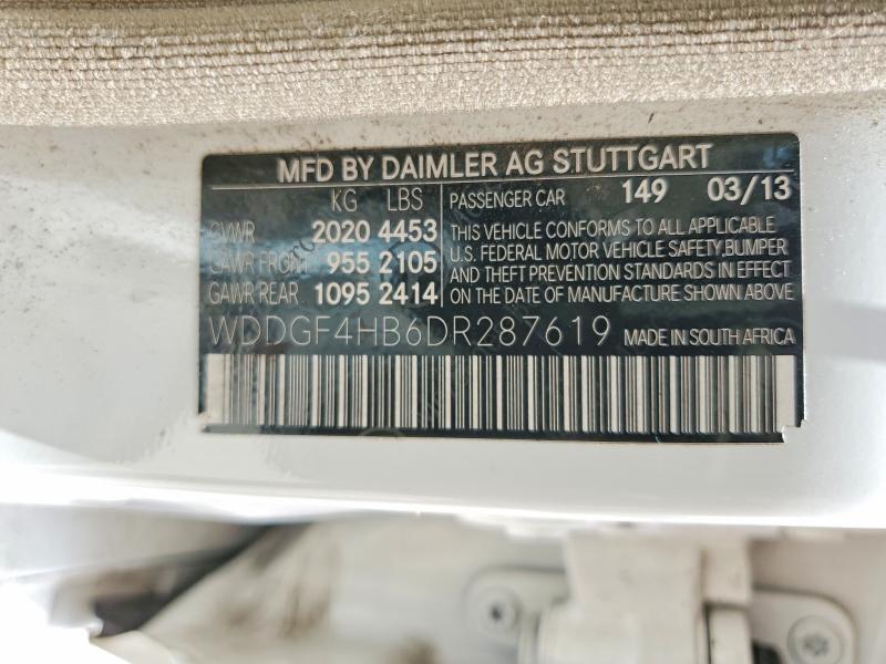 Продажа на аукционе авто 2013 Mercedes-benz C, vin: WDDGF4HB6DR287619, номер лота: 56663086