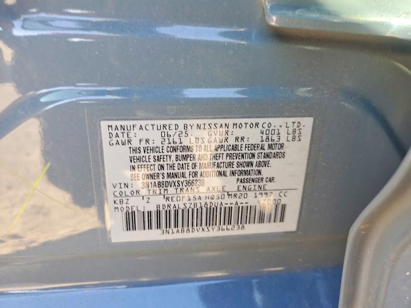 2025 Nissan Sentra მანქანა იყიდება აუქციონზე, vin: 3N1AB8DVXSY366238, აუქციონის ნომერი: 54835976