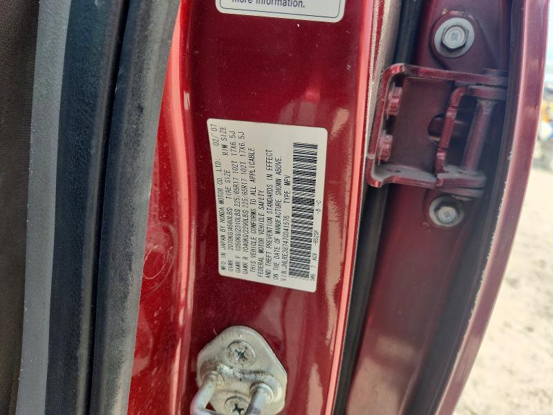 Продаж на аукціоні авто 2007 Honda Cr-v, vin: JHLRE38747C041576, номер лоту: 57196686