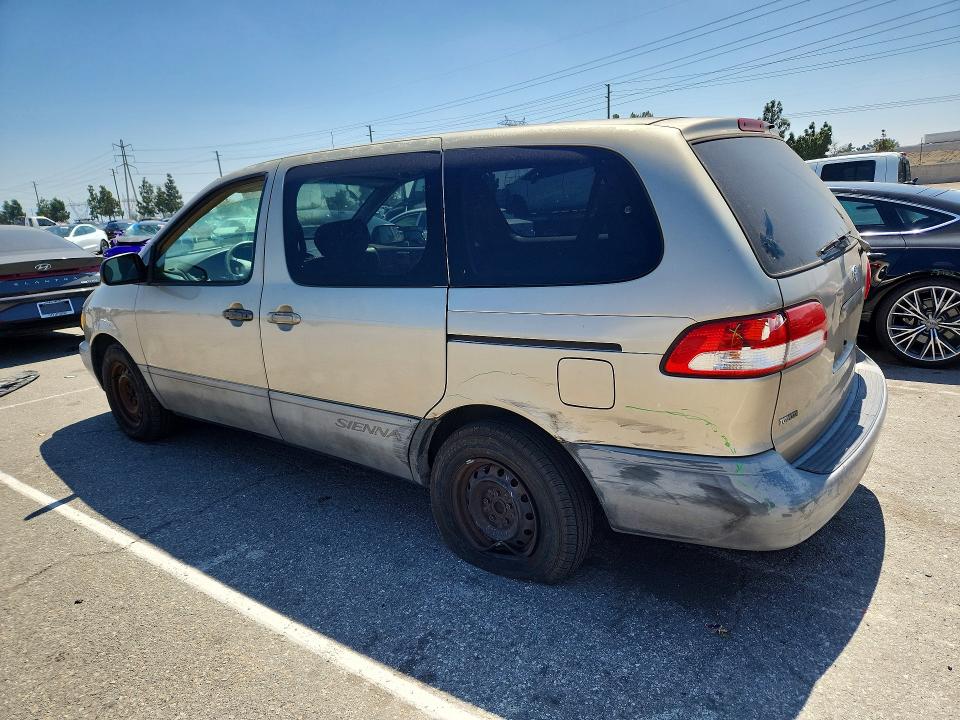 57889316 :رقم المزاد ، 4T3ZF19C41U357123 vin ، 2001 Toyota Sienna مزاد بيع