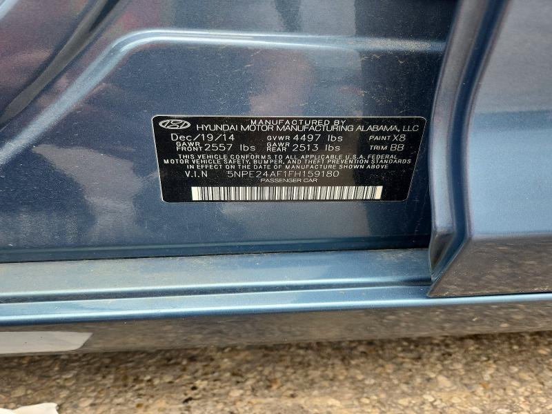 Продажа на аукционе авто 2015 Hyundai Sonata, vin: 5NPE24AF1FH159180, номер лота: 51922986
