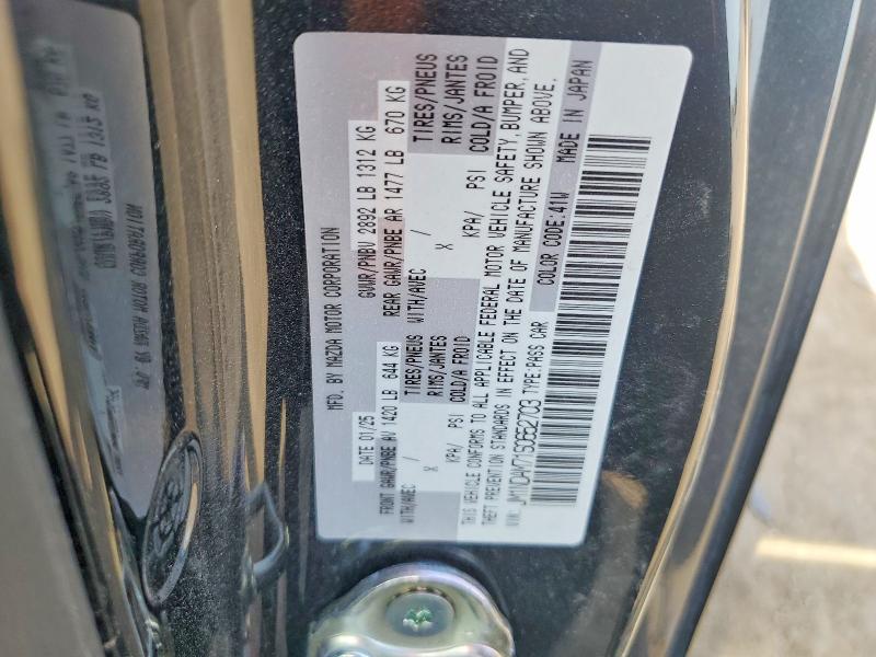 Продаж на аукціоні авто 2025 Mazda Mx-5 Miata, vin: JM1NDAM71S0652703, номер лоту: 55819406