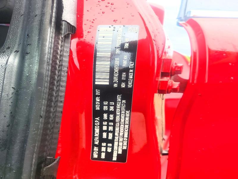 Продаж на аукціоні авто 2017 Alfa Romeo Giulia, vin: ZARFAECN5H7536818, номер лоту: 57499736