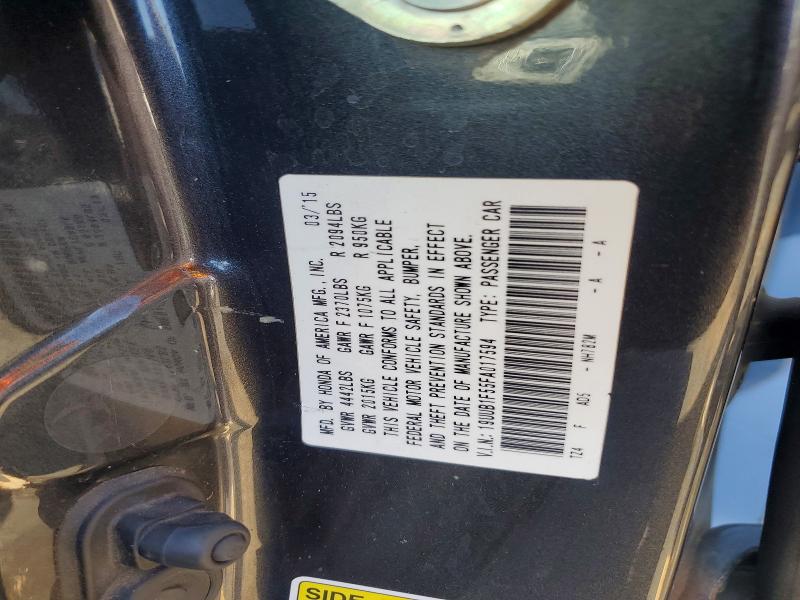 Продажа на аукционе авто 2015 Acura Tlx, vin: 19UUB1F55FA017594, номер лота: 57624336