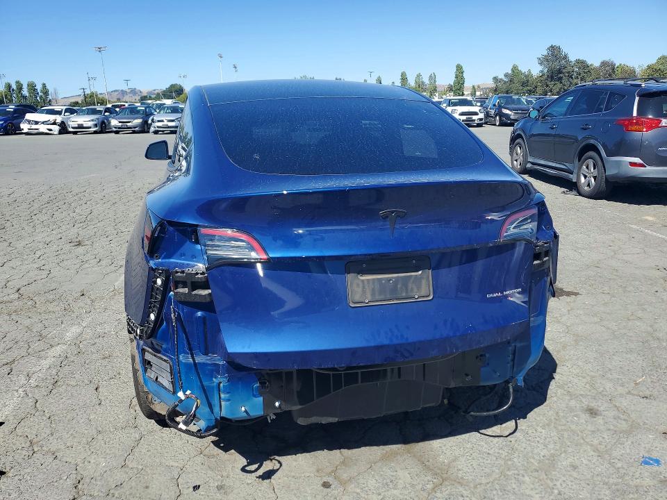 2022 Tesla Model Y მანქანა იყიდება აუქციონზე, vin: 7SAYGDEE6NF344891, აუქციონის ნომერი: 57233506